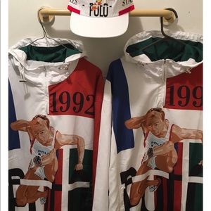 Polo Hurdles windbreaker hoodie